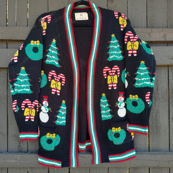 Christmas Cardigan Sweater Size L - Picture 14 of 14